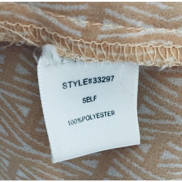 Skies Are Blue Womens Medium Roll Tab Tunic Blouse Southwest Aztec Print - Picture 5 of 7